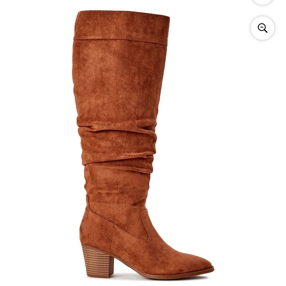 Women's Tall Heeled Slouch Boot NWT $40 retail - Picture 1 of 7